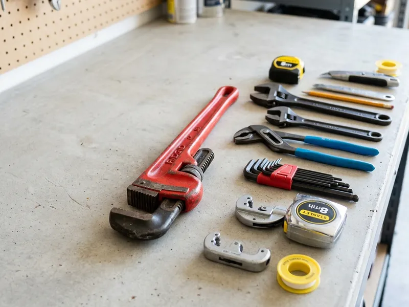 Professional plumbers in Devon, KS equipped with top-tier tools for residential and commercial plumbing services.